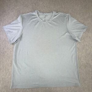 LULULEMON Fundamental T-Shirt Mens XXL Silver Drop Gray Heather Anti-Odor Tee